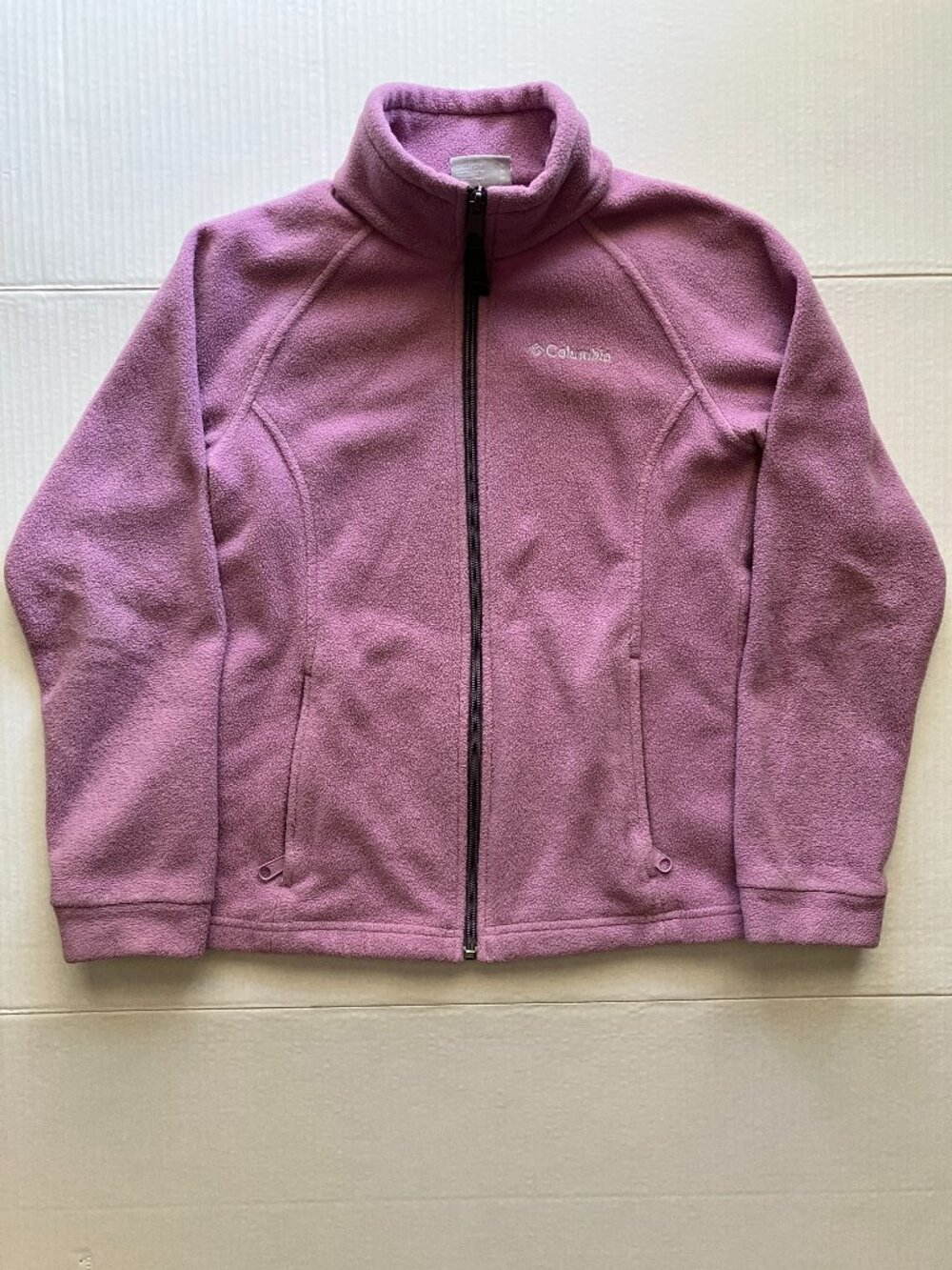 Columbia Medium Girls Lavender Full-Zip Fleece Jacket*